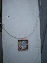 Dream necklace with super glue overlay